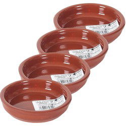 Gerimport Tapas schaaltje - 16x - Bilbao - mini - 10 cm - aardewerk - Snack en tapasschalen