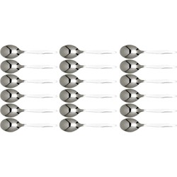 Cosy & Trendy Koffie/theelepeltjes van RVS - set 18x stuks - 13 cm - Theelepels