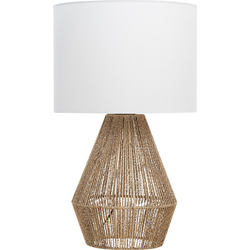 MALEWA  - Tafellamp - Natuurlijk - Papier touw
