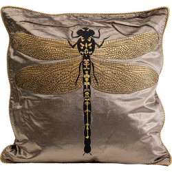 Kussen Glitter Dragonfly Brown 40x40cm