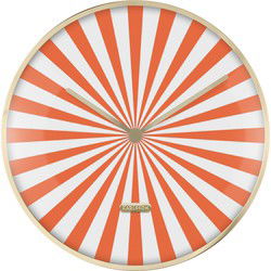 Wall Clock Candy Swirl Dome