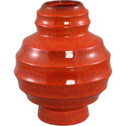 PTMD Vaas Portian - 29x29x35 cm - Keramiek - Oranje