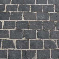 TB basalt Rion natuursteen keien Antraciet 14 x 20 x 5/7 cm