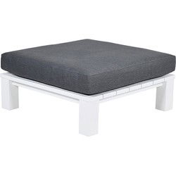 Garden Impressions Plaza lounge tuintafel 100x100xH30 cm mat wit