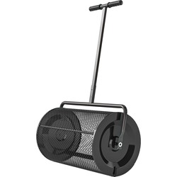 Compostverspreider 75L voor Gazon en Tuin met T-Handgreep - Zwart