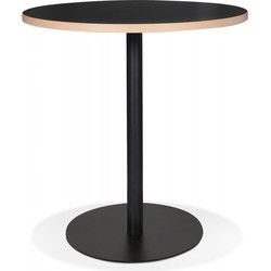 YOGI ronde bistrotafel 80x80x755 cm Zwart
