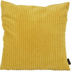 Sierkussen Corduroy Geel | 45 x 45 cm | Polyester