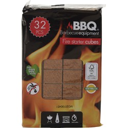 32x stuks barbecue aanmaakblokjes - Aanmaakblokjes
