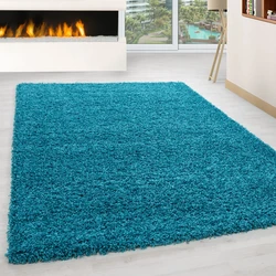 Candy Shaggy Turquoise vloerkleed - Hoogpolig - Candy Shaggy Turquoise vloerkleed - Hoogpolig