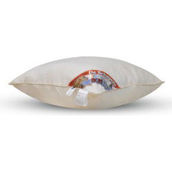 Shaperie Wollen Hoofdkussen - IWS Gecertificeerd Zuiver scheer wollen kussen - Stevig 100% natuurlijk hoofdkussen - Stevige ondersteuning - gemiddelde slaper - 60x70 cm