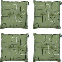 Madison -  Zitkussen Joah sage - Ca. 50x50 cm - Set van 4