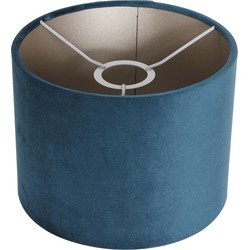 Steinhauer lampenkap Lampenkappen - blauw - metaal - 20 cm - E27 fitting - K3084ZS