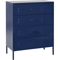 Beliani ENAGO - Commode-Blauw-Staal