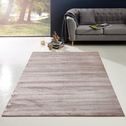 Tapijtenloods Enjoy Effen Velvet Vloerkleed Beige Laagpolig- 200x290 CM