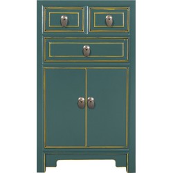Fine Asianliving Chinese Kast Teal B44xD42xH77cm