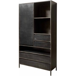 Tower living Paterno - Cabinet 1 dr 4 drws - 100x40x190