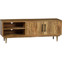 D - Livingfurn - TV Meubel Eileen 152cm - Mangohout