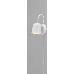 Moderne, tijdloze en deens design wandlamp - wit