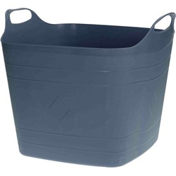 Bathroom solutions Flexibele kuip - blauw - 40 liter - emmer - wasmand - Wasmanden