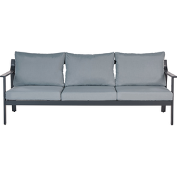 Beliani KIATO - Tuinsofa-Grijs-Aluminium