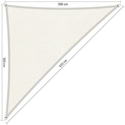Shadow Comfort 90 graden driehoek 3x3x4,2m Arctic White