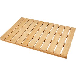 Decopatent® Bamboe Badmat - Douchemat antislip voor in douche of bad - Houten - douchemat - badkamer mat - saunamat - Bamboe