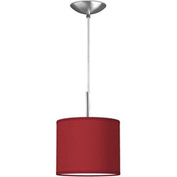 hanglamp tube deluxe bling Ø 20 cm - rood