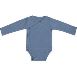Baby's Only Rompertje lange mouw Pure - Vintage Blue - 50 - 100% ecologisch katoen
