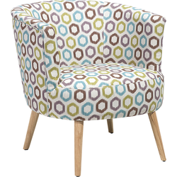 Beliani ODENZEN - Fauteuil-Multicolor-Polyester