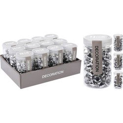 10 stuks! Bellen zilver 3ass