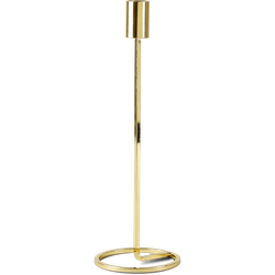 Amat kandelaar goud - ø 9,5 x 28,5 cm
