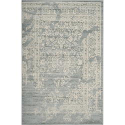 Safavieh Distressed Indoor Woven Area Rug, Adirondack Collection, ADR101, in Slate & Ivory, 155 X 229 cm
