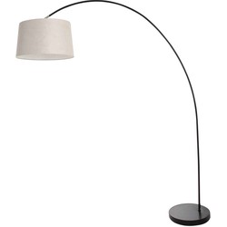 Mexlite vloerlamp Solva - zwart - metaal - 3905ZW