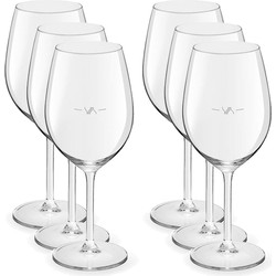 18x Luxe witte wijn glazen 320 ml Esprit - Wijnglazen