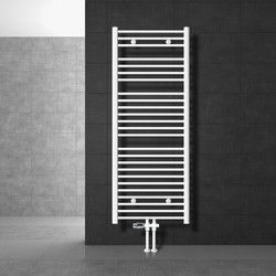 Badkamerradiator Sahara 600 x 1500 mm Wit recht + midden aansluiting