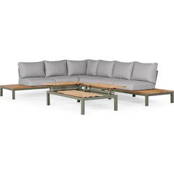 SUNS Memphis Loungeset 4-delig XL Light Antracite