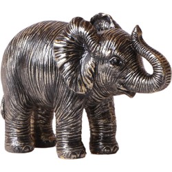 Kolibri Home | Ornament - Decoratie beeld Elephant - Black