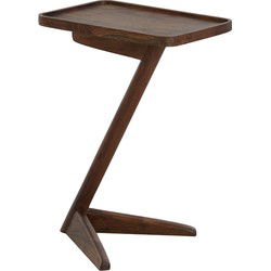 Light&living Bijzettafel 45x42x63 cm QIANO acacia hout bruin