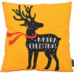 Kerst Rendier | 45 x 45 cm | Kussenhoes | Katoen/Polyester