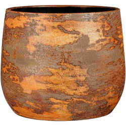 Mica Decorations Bloempot Olaf - 32x32x25 cm - Terracotta - Roest