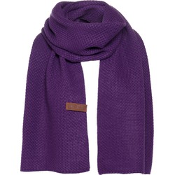 Knit Factory Jazz Gebreide Sjaal Dames - Purple - 200x30 cm