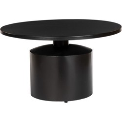 Marriot salontafel zwart 77x77x43 cm