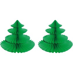 Set van 2x stuks kerstboom decoratie - Feestdecoratievoorwerp