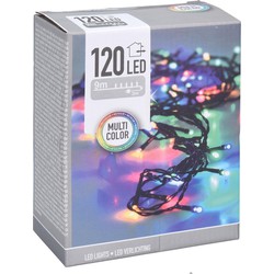 Kerstboomverlichting - gekleurd - 120 LED lampjes - 300 cm - Kerstverlichting kerstboom