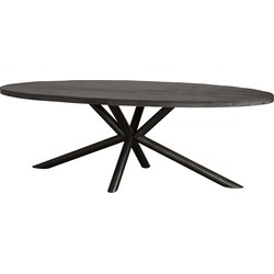 Tower living Selva mango oval diningtable top 1,5 / 2,5 - 200