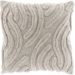 Unique Living - Kussen Paros - 45x45cm - Chateau Grijs