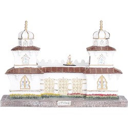 Efteling Tuinman Kerstdorp - 31x11x21 cm - Polyresin - Wit