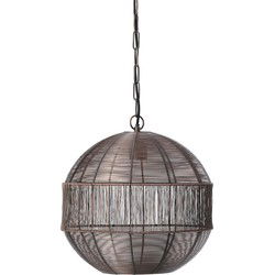 Light & Living - Hanglamp PILKA - Ø45x47cm - Brons