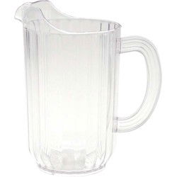 Karaf - polycarbonaat kunststof - 1 liter - waterkan - 12 x 18 cm - Waterkannen