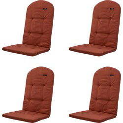 Madison -  Tuinkussen Bearchair Panama terra - Ca. 128x48 cm - Set van 4